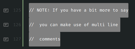 Multiline TODOs