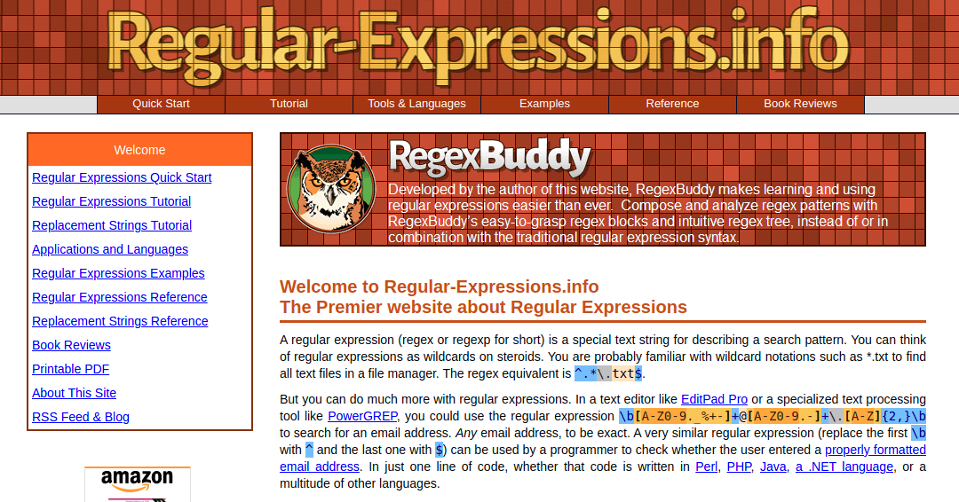 Regular-Expressions.info